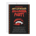 Hollywood Halloween Party Invitations