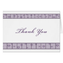 Hollywood Love Thank You Card