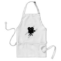 hollywood movie cine camera film aprons