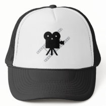 hollywood movie cine camera film trucker hat