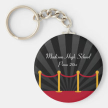 Hollywood Red Carpet Prom Formal Favour Keychains