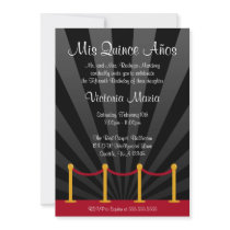 Hollywood Red Carpet Quinceanera Party