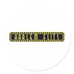hollywoodlogo2 round sticker