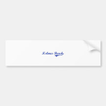 Holmes Beach Florida Classic Design Bumper Sticker
