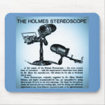 Holmes Stereoscope Advertisement (Cyanotype) mousepads