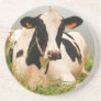 Holstein cow drink coaster