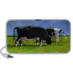 Holstein Cows: Pastel Painting: Farm, Country Mp3 Speaker