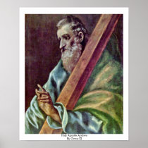 Holy Apostle Andrew By Greco El Print