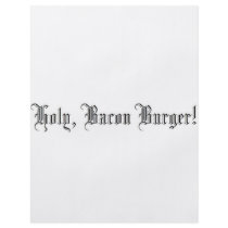 Holy Bacon Burger Personalized Flyer