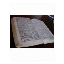 Holy Bible Post Card