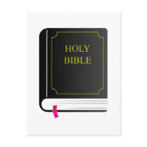 Holy Bible Postcard