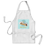 'holy cannoli !'  humourous parody apron