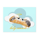 holy cannoli ! humourous parody postcard