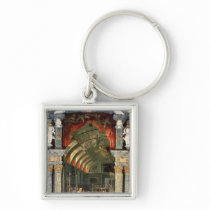 Holy Communion of Charles II Keychains