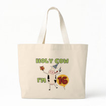 Holy Cow I'm 16 Tshirts and Gifts Tote Bag