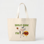 Holy Cow I'm 40 Birthday Tshirts and Gifts Tote Bag