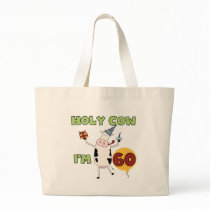 Holy Cow I'm 60 Birthday T-shirts and Gifts Canvas Bag