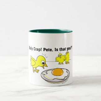 Holy Crap! Pete, is that you? Two-Tone Mug