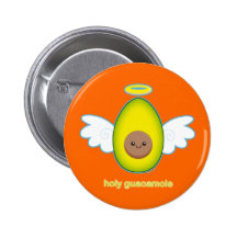 Holy Guacamole Pinback Buttons
