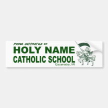 Holy Name Catholic School Bumper Sticker