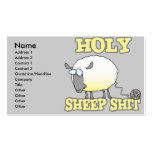holy sheep shit funny unraveling cloned sheep business cards