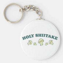 Holy Shiitake Keychain