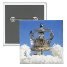 Holy Spirit crown Button