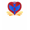 Holy Spirit Dove in a Heart shirt