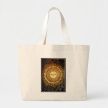 Holy Spirit painting Canvas Bags