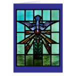 Holy Spirit Stained Glass Art cards