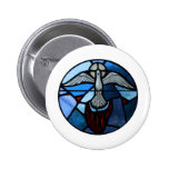 Holy Spirit Stained Glass Art Pin
