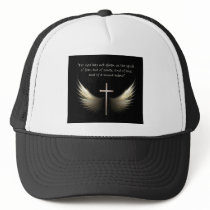 Holy Spirit Wings with Cross and Scripture Verse