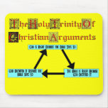 Holy Trinity of Christian Arguments MousePad