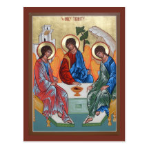 Holy Trinity Prayer Card Postcards