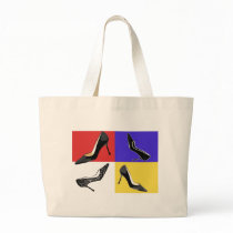 Homage to Mondrian Canvas Bag