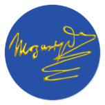 HOMAGE TO MOZART ROUND STICKERS