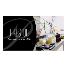 Home Accents Business Card