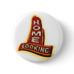 home cooking neon sign buttons