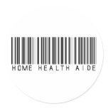 Home Health Aide Bar Code stickers