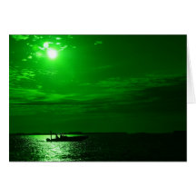 Home In Emerald Greeting Card