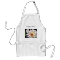 Home is where Mum is! apron gifts Dahlia Flowers