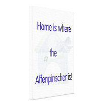 Home is where the Affenpinscher is (blue)