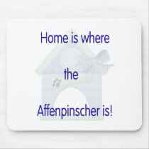 Home is where the Affenpinscher is (blue)