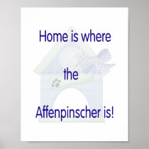 Home is where the Affenpinscher is (blue)