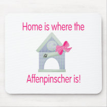 Home is where the Affenpinscher is (pink)