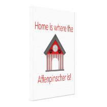 Home is where the Affenpinscher is (red)