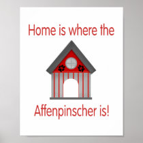 Home is where the Affenpinscher is (red)