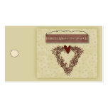 Home Is Where The Heart Is Hang Tag business cards
