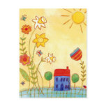 home is where the heart is postcard