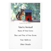 Home is Where the Heart Is Squirrel Announcement